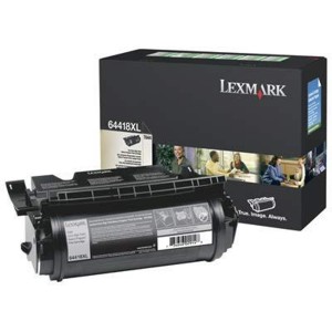Toner Lexmark 64418XL Negro / 30k | 2201 - Toner Original Lexmark 64418XL Negro. Rendimiento Estimado 32.000 Páginas al 5%.